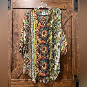 Women bright tunic